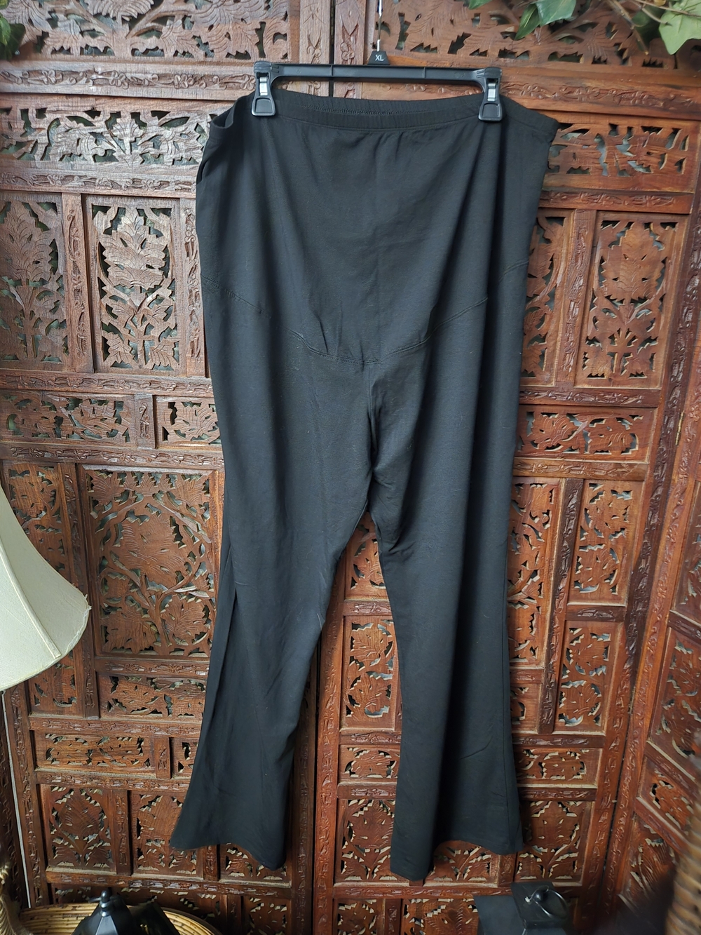 Black Maternity Flare Pants